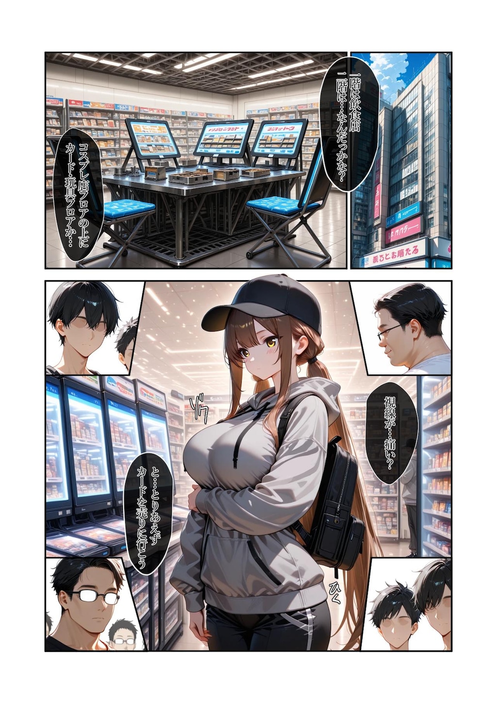 手描き加筆漫画・体験版後編