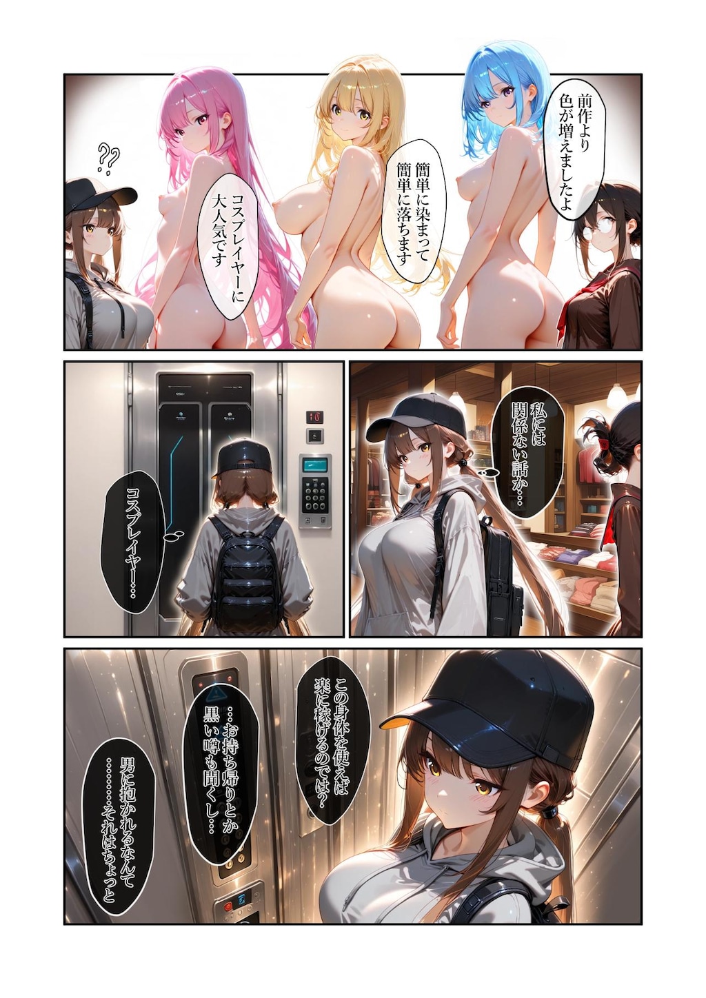 手描き加筆漫画・体験版後編