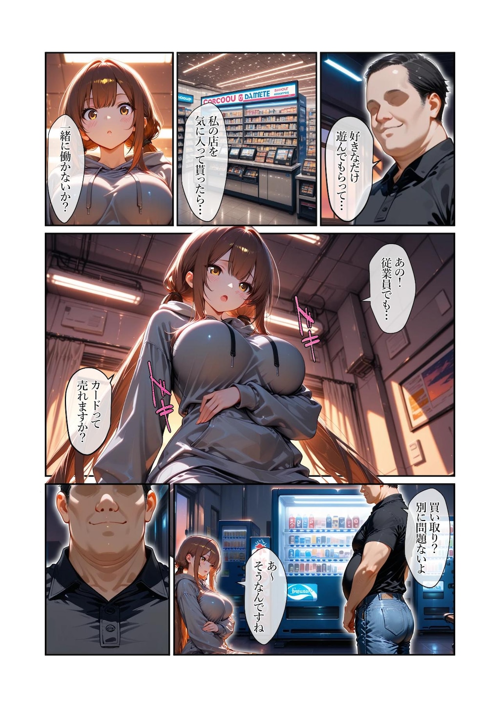 手描き加筆漫画・体験版後編