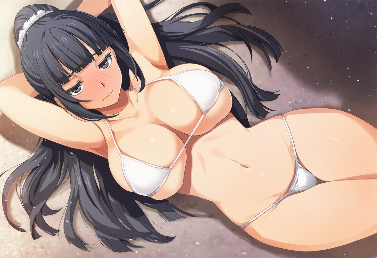 [22枚]先輩マイクロビキニグラビア