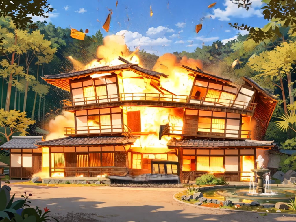 チェックアウト（四日目）【パラパライラスト】