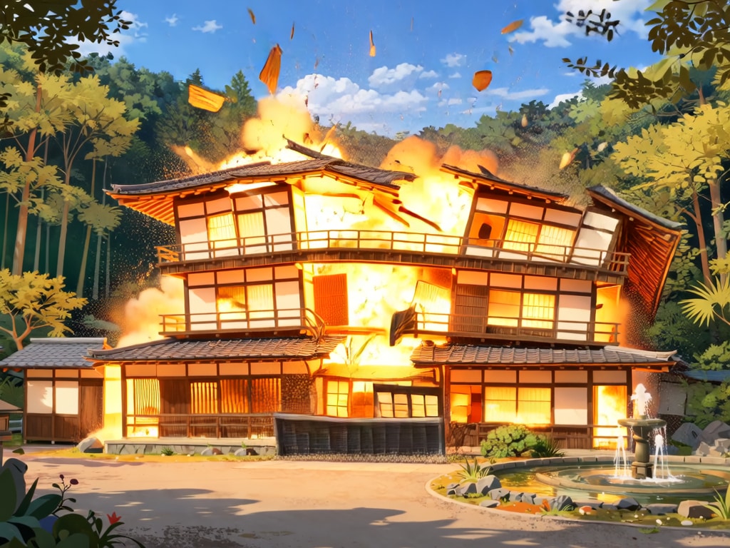 チェックアウト（四日目）【パラパライラスト】