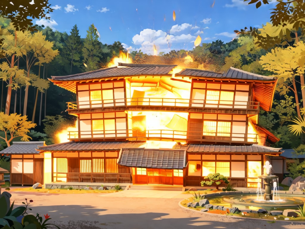 チェックアウト（四日目）【パラパライラスト】