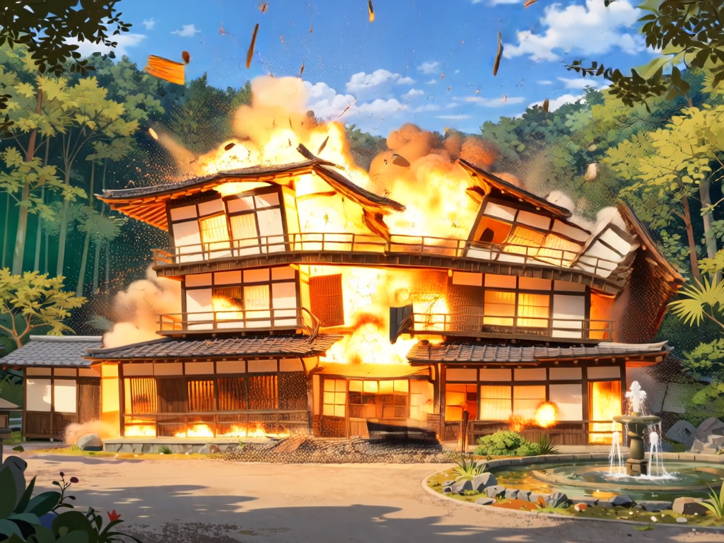 チェックアウト（四日目）【パラパライラスト】