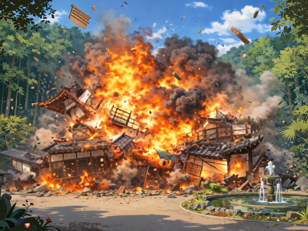 チェックアウト（四日目）【パラパライラスト】