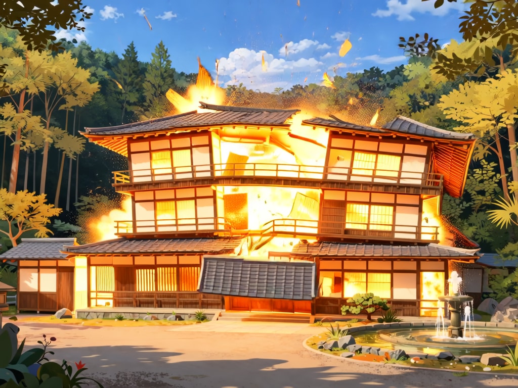 チェックアウト（四日目）【パラパライラスト】