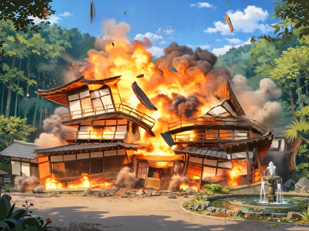 チェックアウト（四日目）【パラパライラスト】