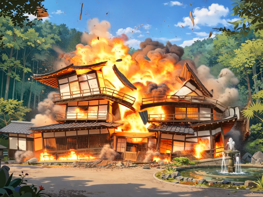 チェックアウト（四日目）【パラパライラスト】