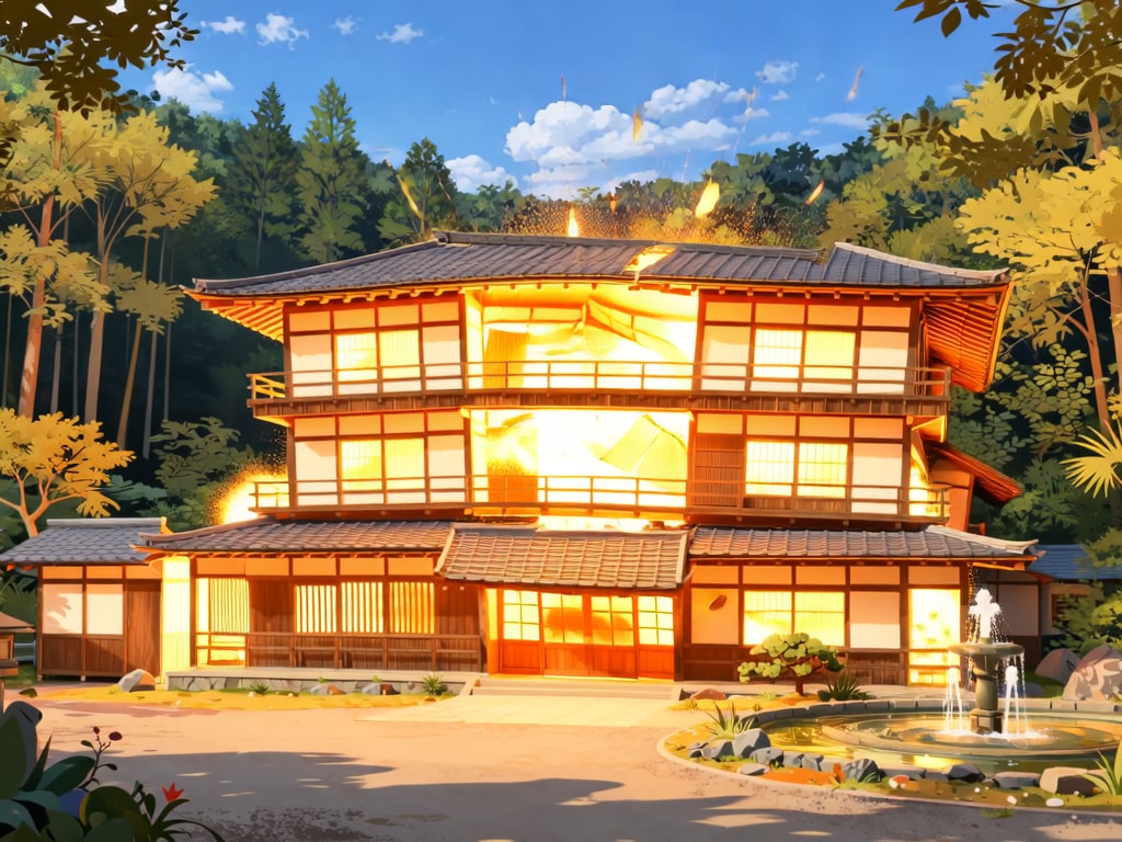 チェックアウト（四日目）【パラパライラスト】