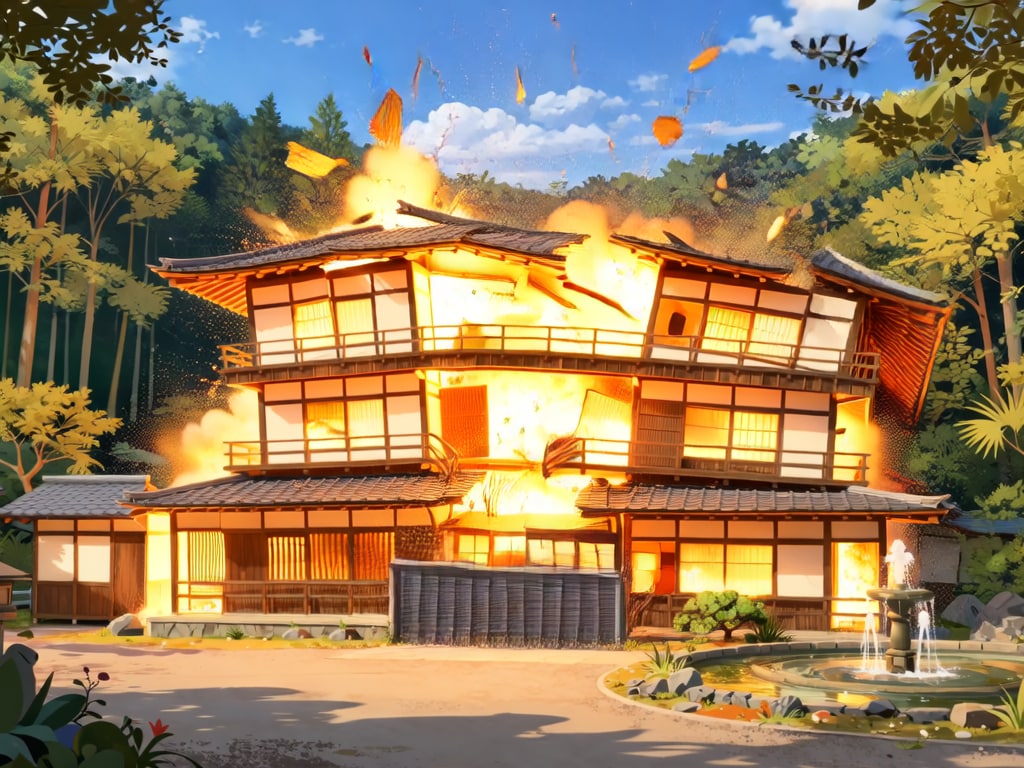 チェックアウト（四日目）【パラパライラスト】