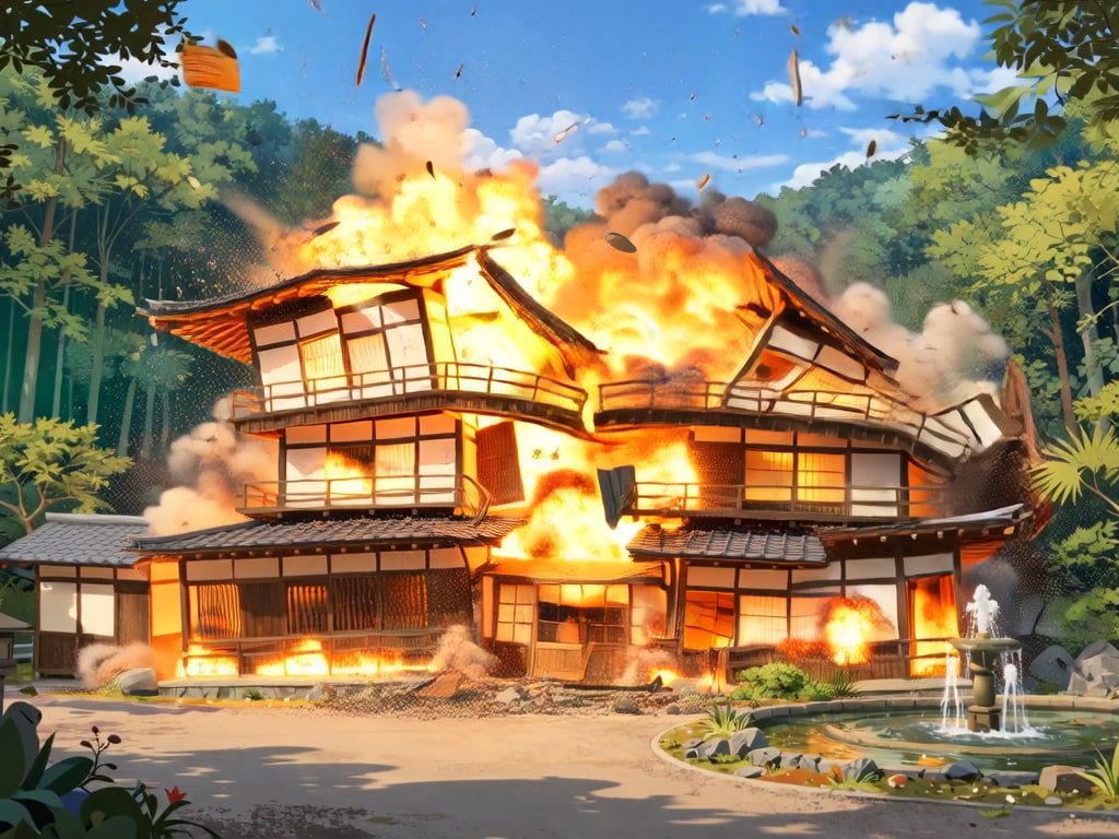 チェックアウト（四日目）【パラパライラスト】