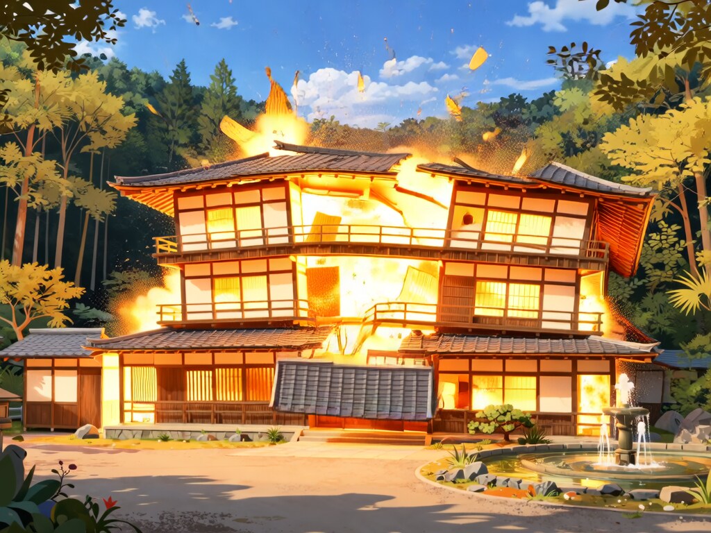 チェックアウト（四日目）【パラパライラスト】