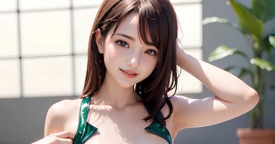 ジッパーを開けた結衣