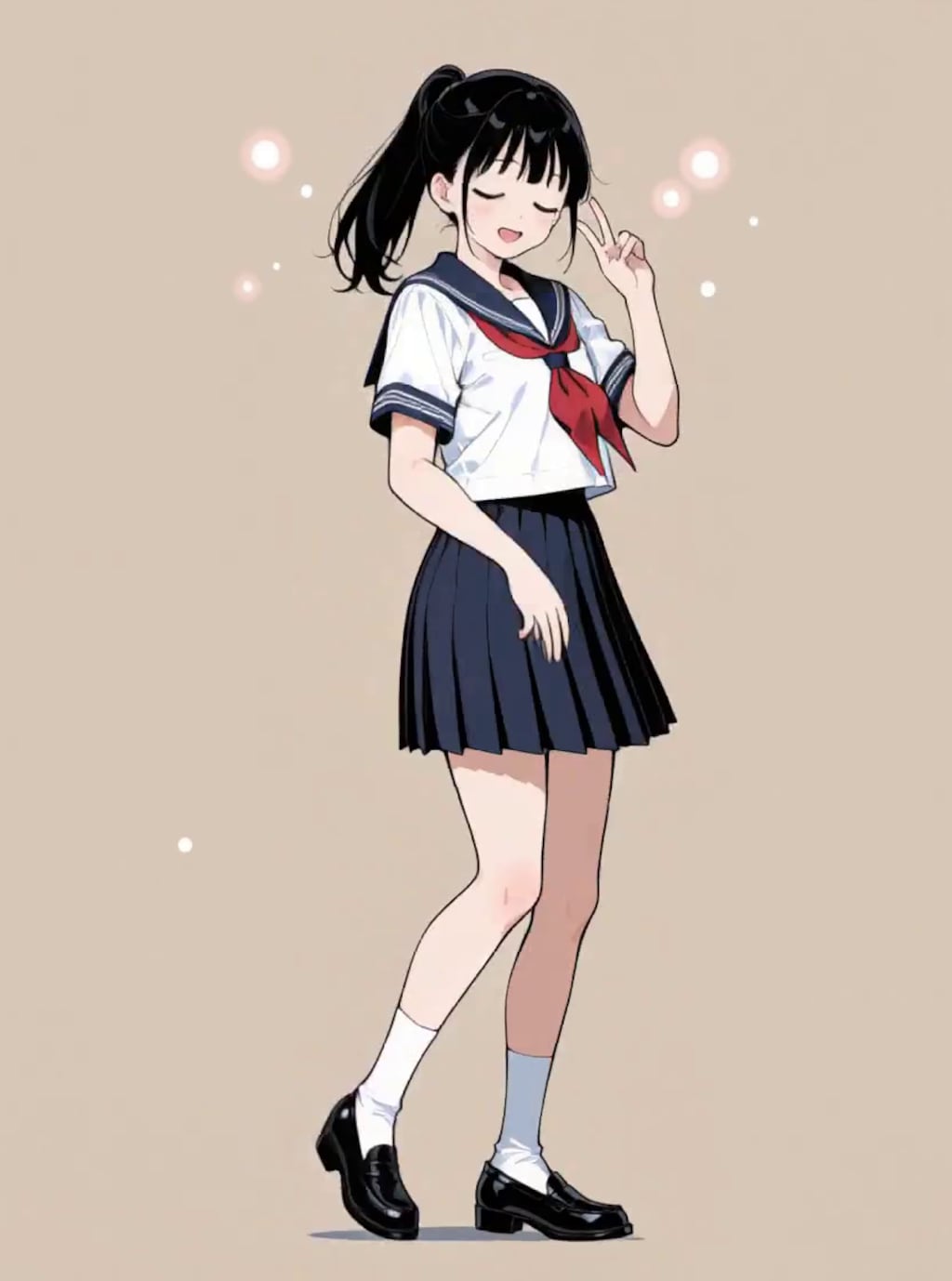 変身、魔法少女 マイ【パラパライラスト４０】