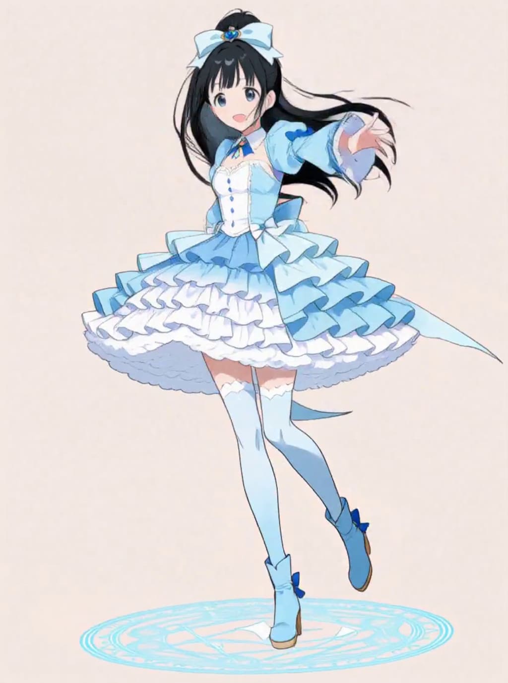 変身、魔法少女 マイ【パラパライラスト４０】