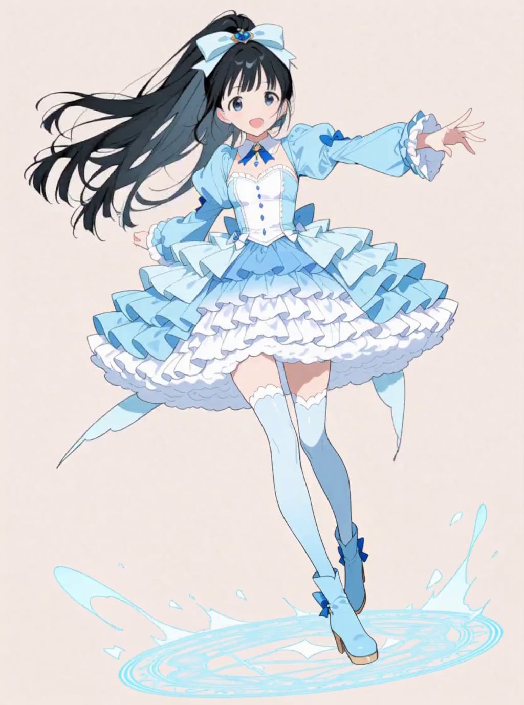 変身、魔法少女 マイ【パラパライラスト４０】