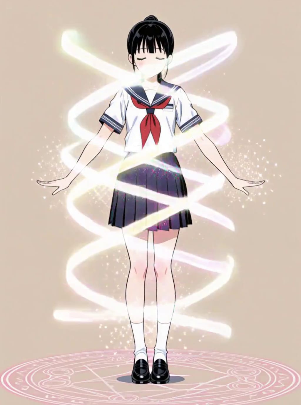 変身、魔法少女 マイ【パラパライラスト４０】