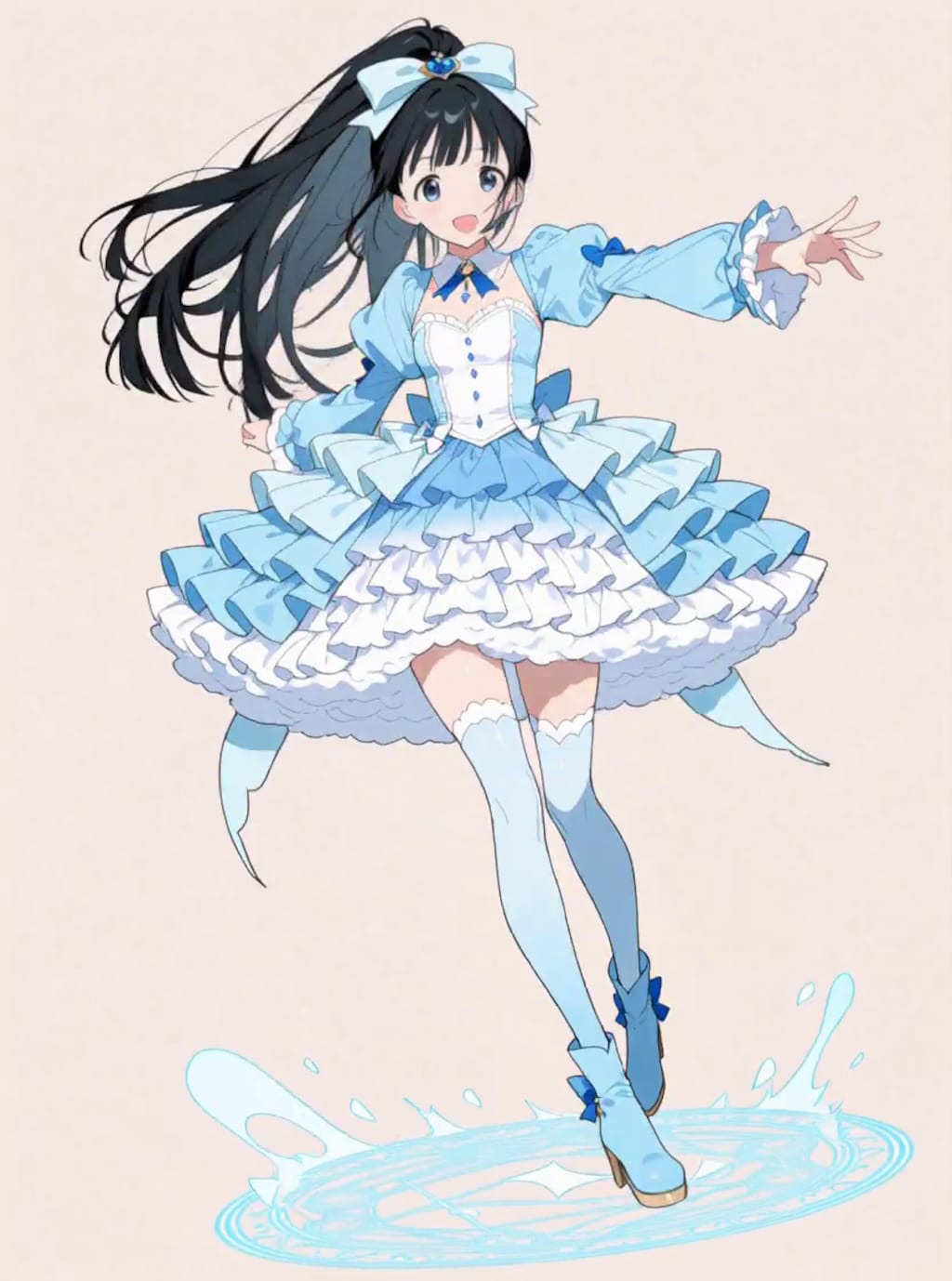 変身、魔法少女 マイ【パラパライラスト４０】