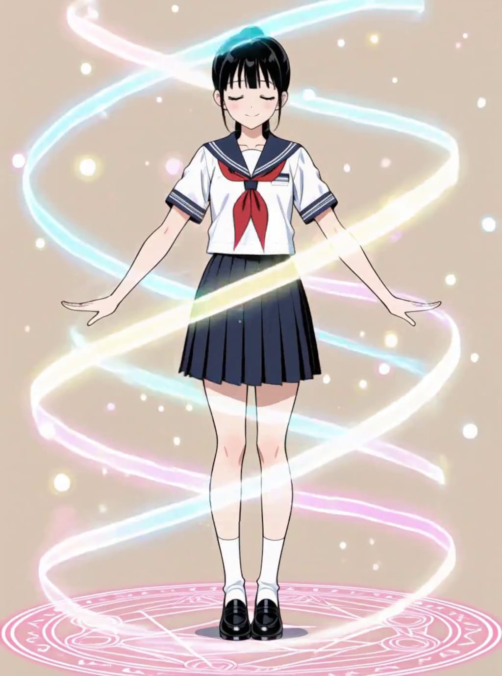 変身、魔法少女 マイ【パラパライラスト４０】