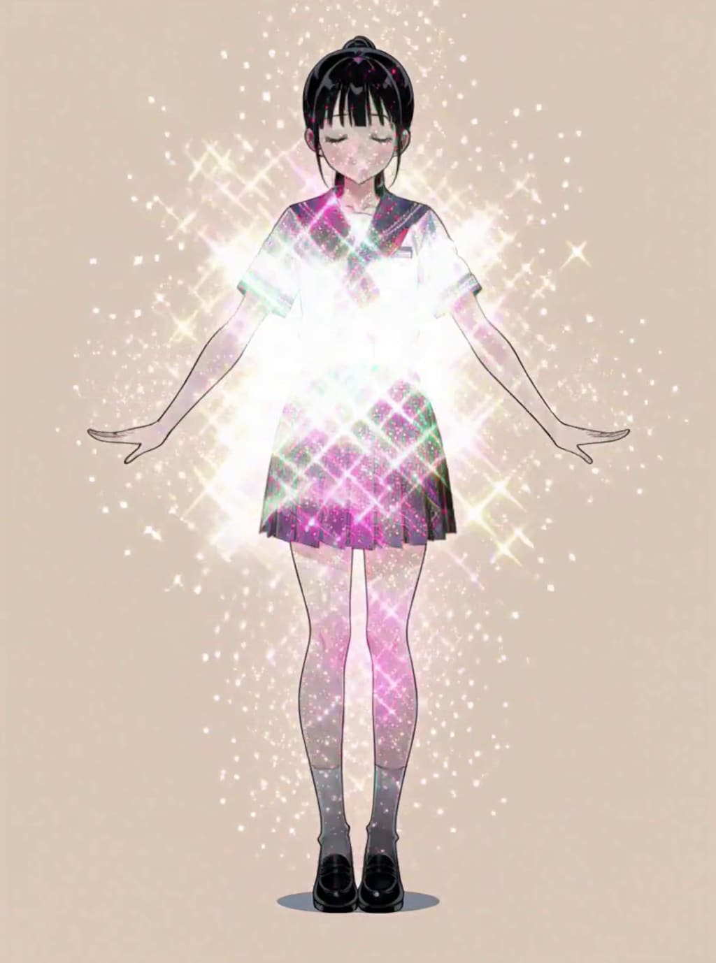 変身、魔法少女 マイ【パラパライラスト４０】