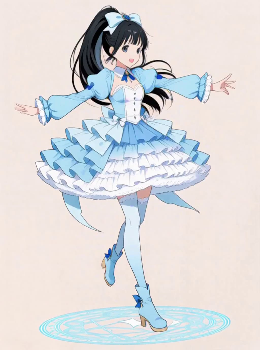 変身、魔法少女 マイ【パラパライラスト４０】