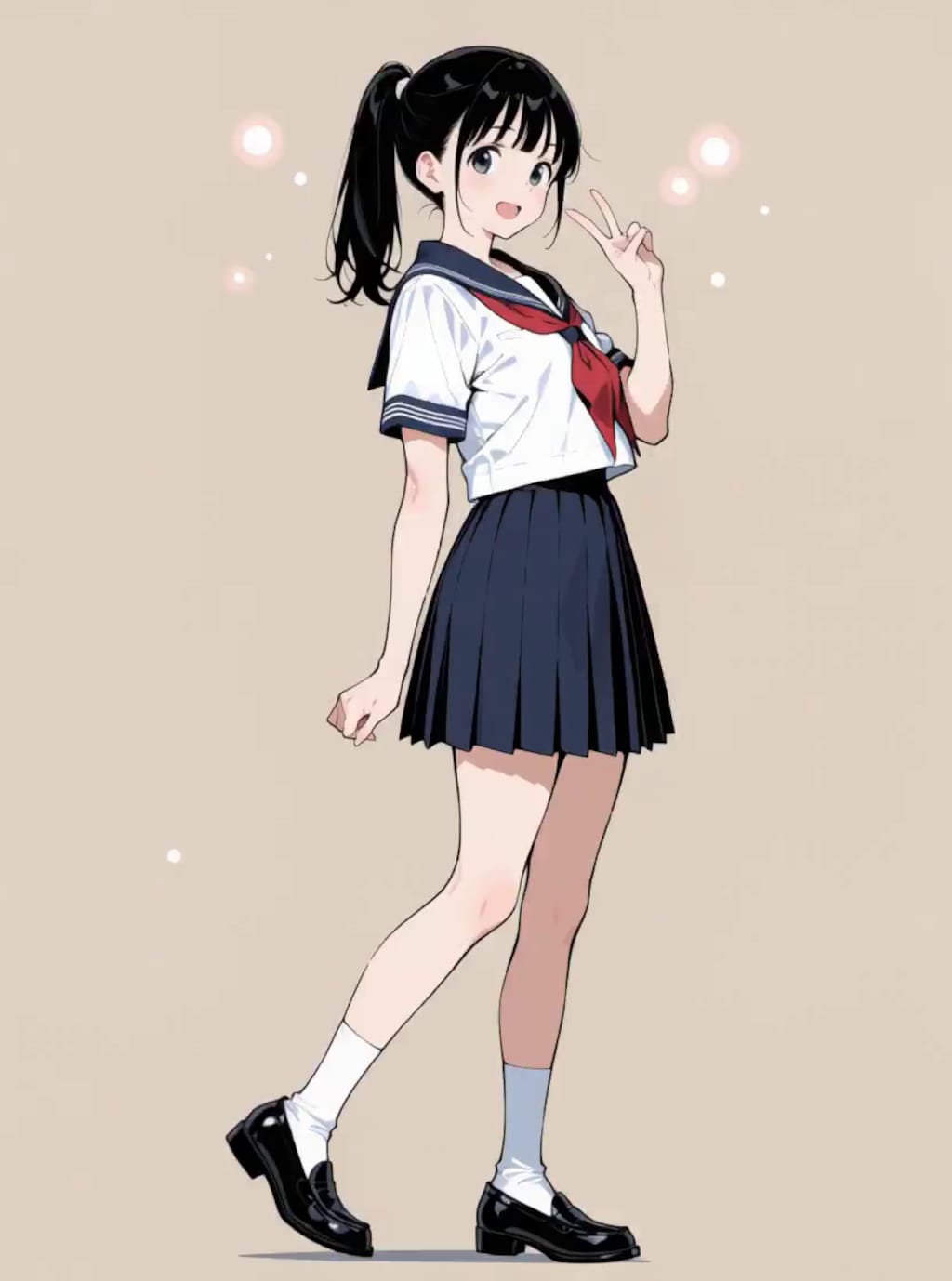 変身、魔法少女 マイ【パラパライラスト４０】
