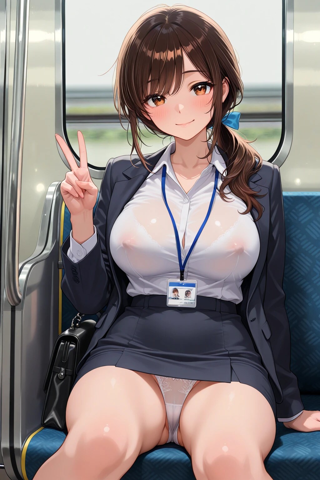 40枚:パンチラしてるけどピース！