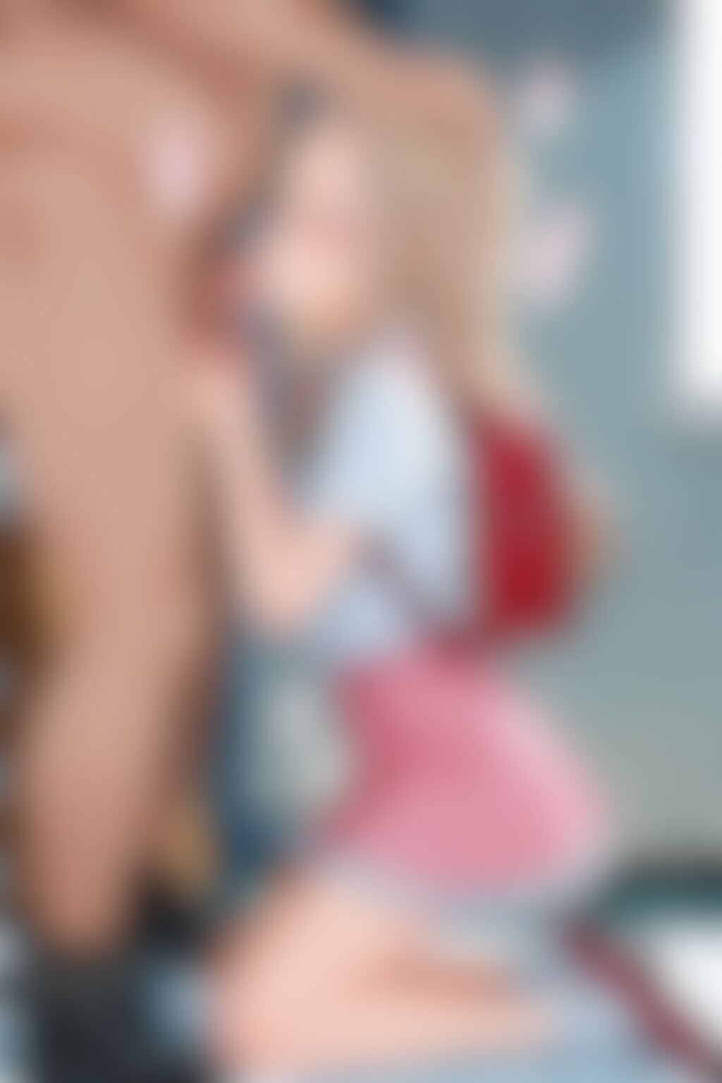 ランドセルを背負ったまりなちゃんのお口で💞✨