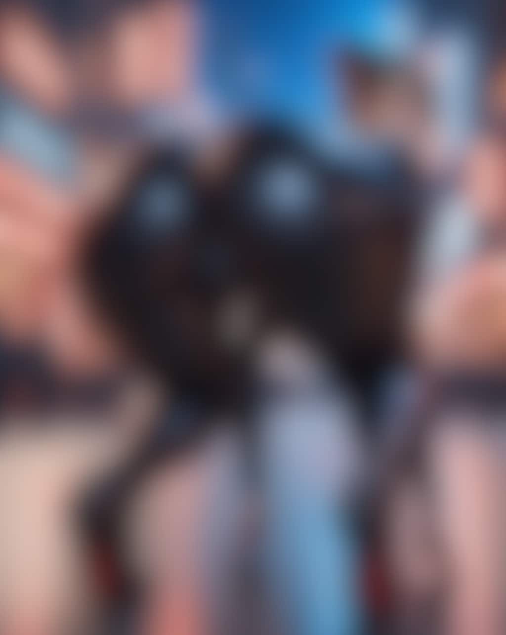 【R-18 / モザイク有り】夜のネオン街 黒ラテックスSpider Girl ムチムチ過激アングル集