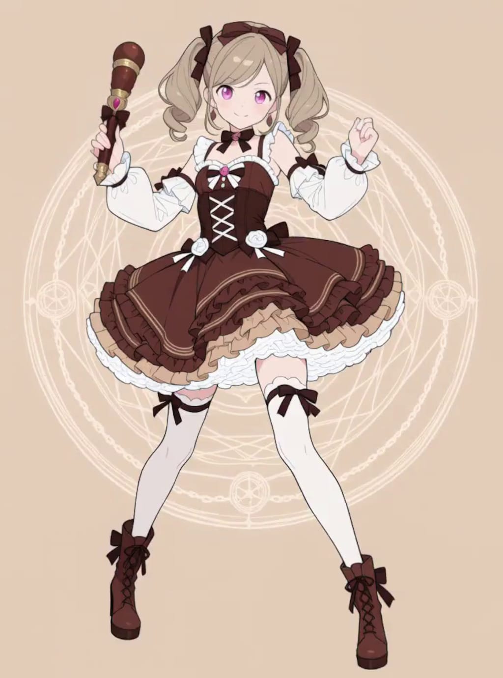 変身！魔法少女 MOKAちゃん【パラパライラスト４０】