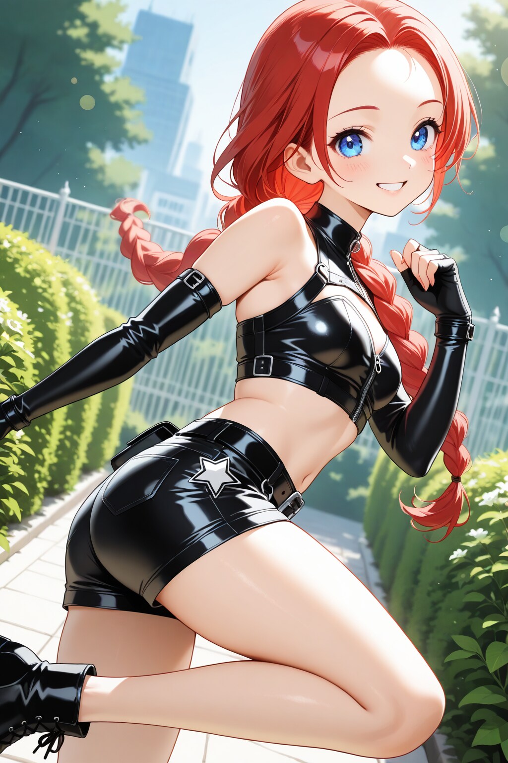 20251217【10枚】赤髪のファンタジー系コスプレ女性