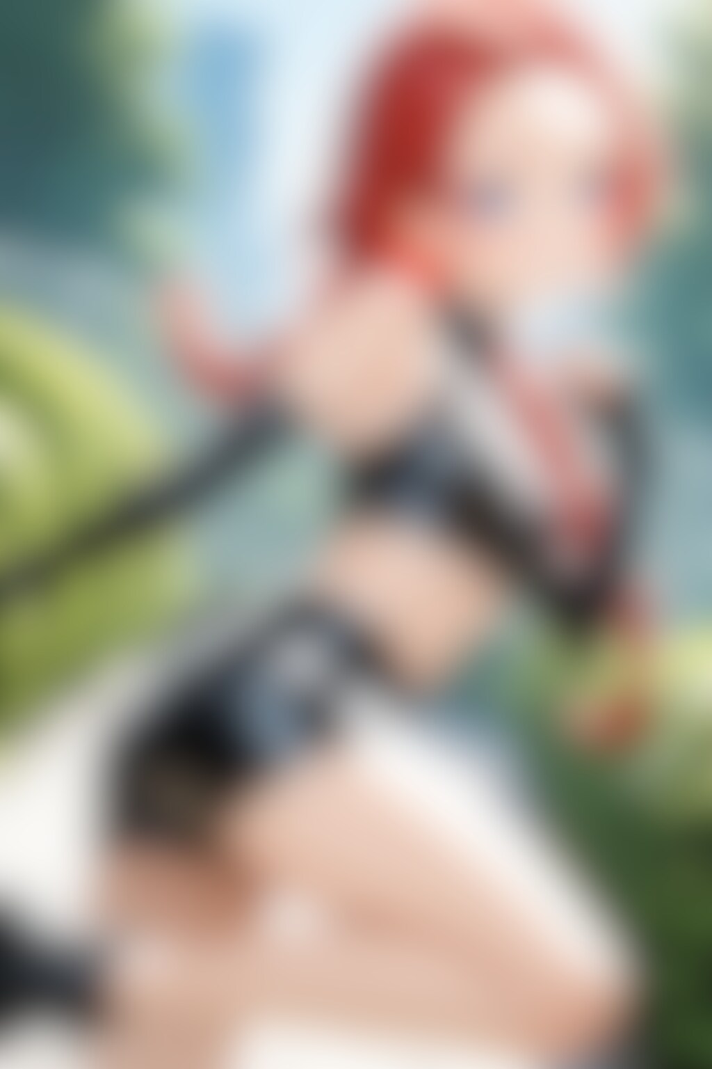 20251217【10枚】赤髪のファンタジー系コスプレ女性