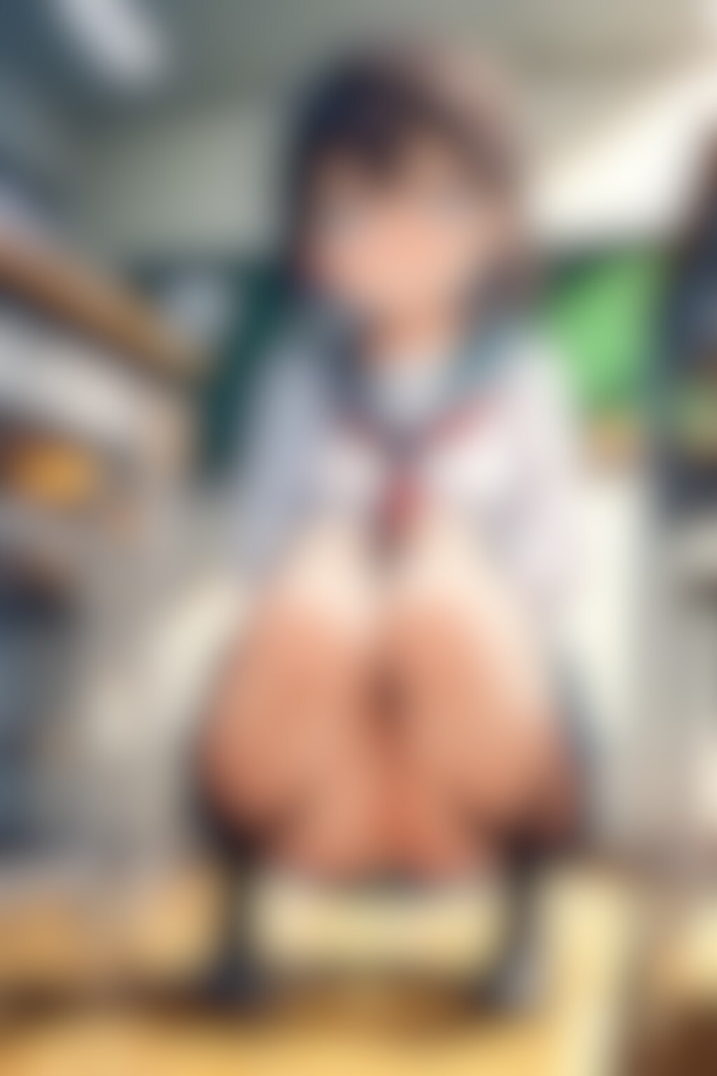 教室でおもらし(16)