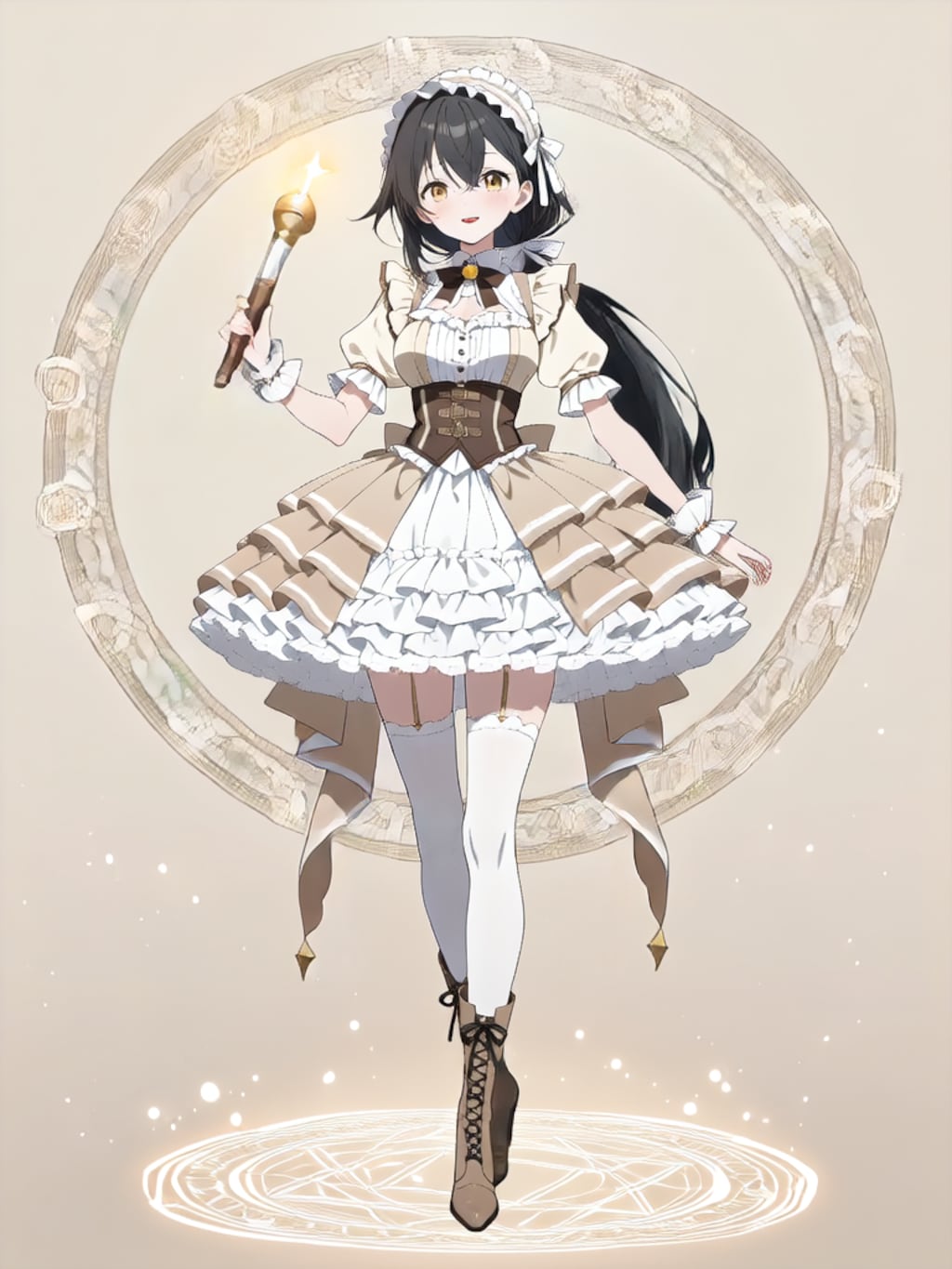 【お誕生日FA】変身、魔法少女 ミズキ【パラパライラスト】