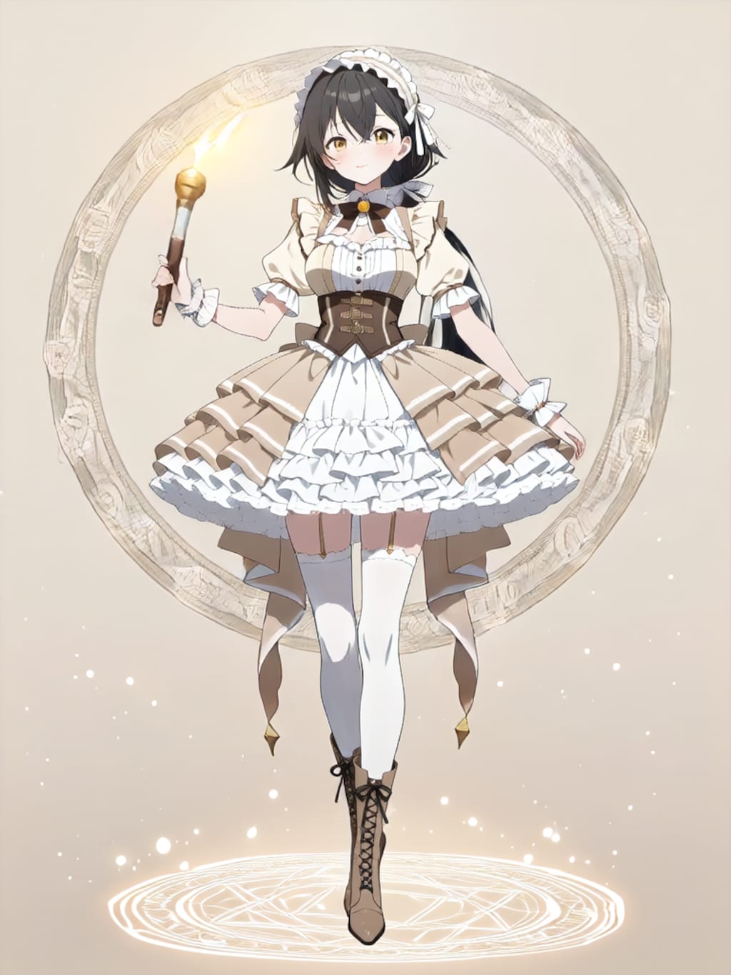 【お誕生日FA】変身、魔法少女 ミズキ【パラパライラスト】