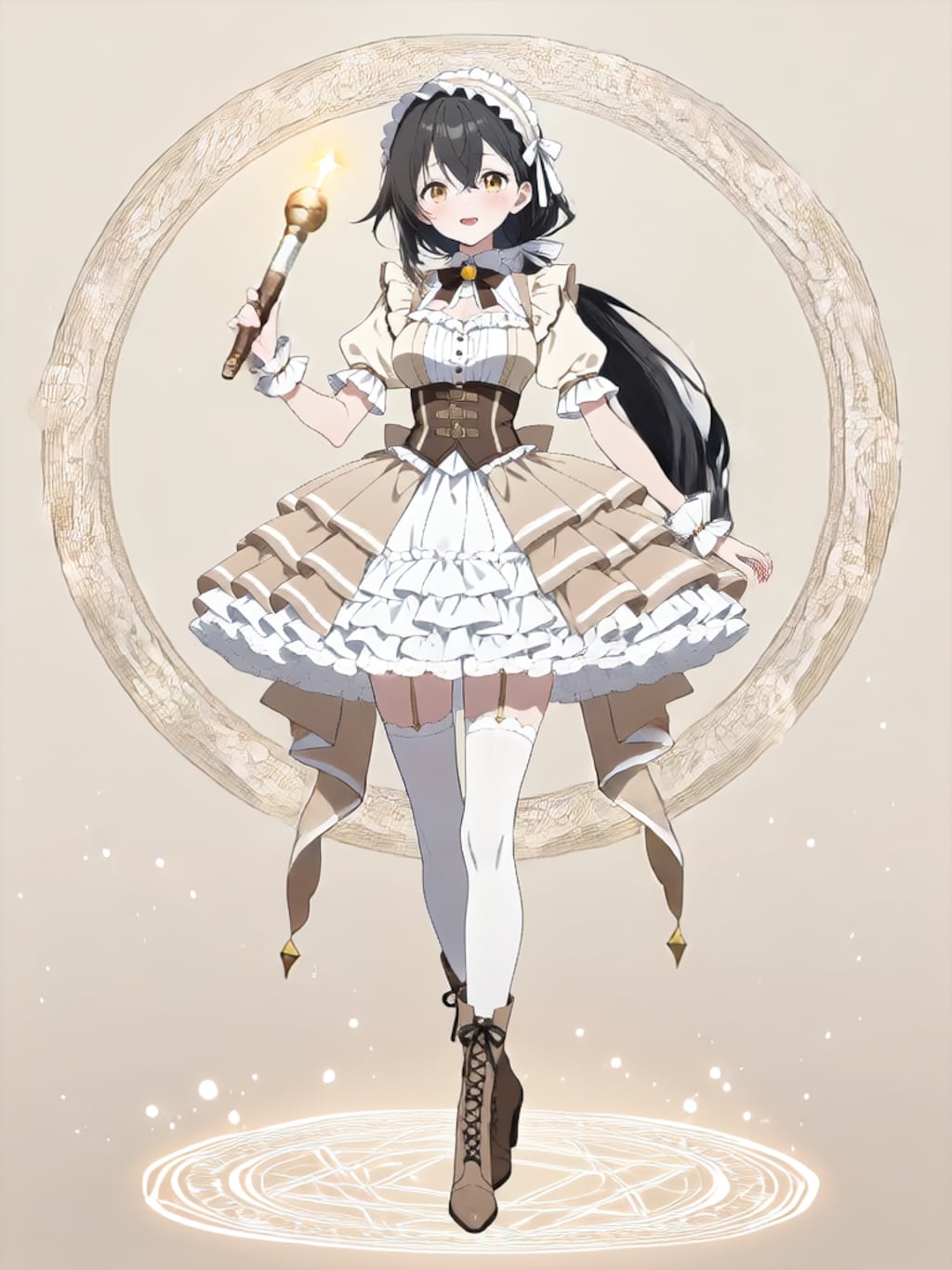 【お誕生日FA】変身、魔法少女 ミズキ【パラパライラスト】