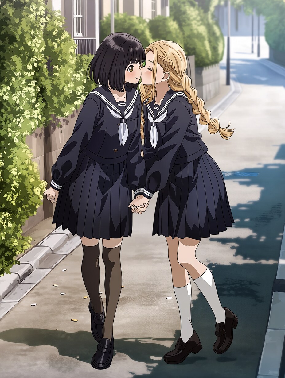 キスしたい二人のJK64～70