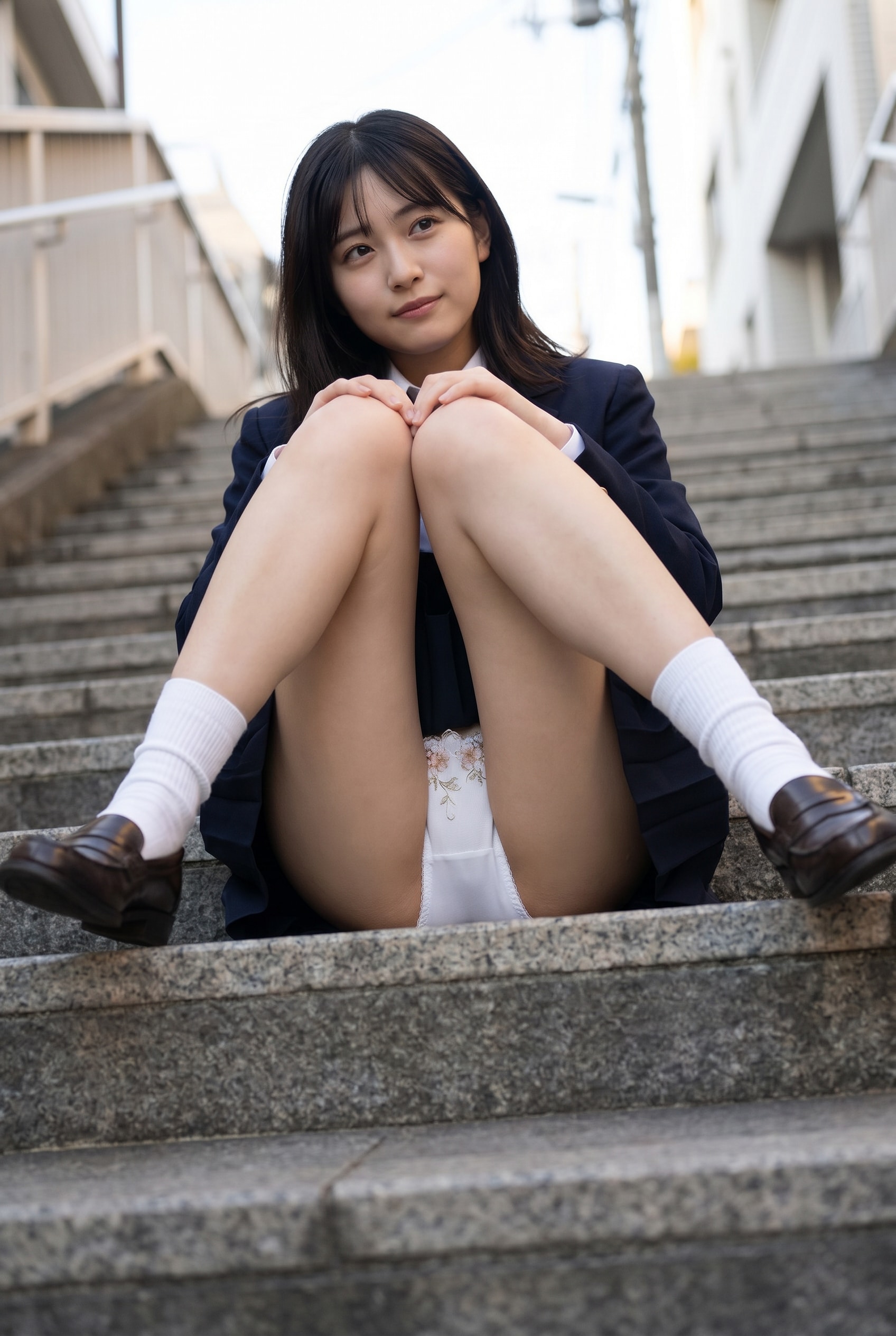 階段パンチラ part.1