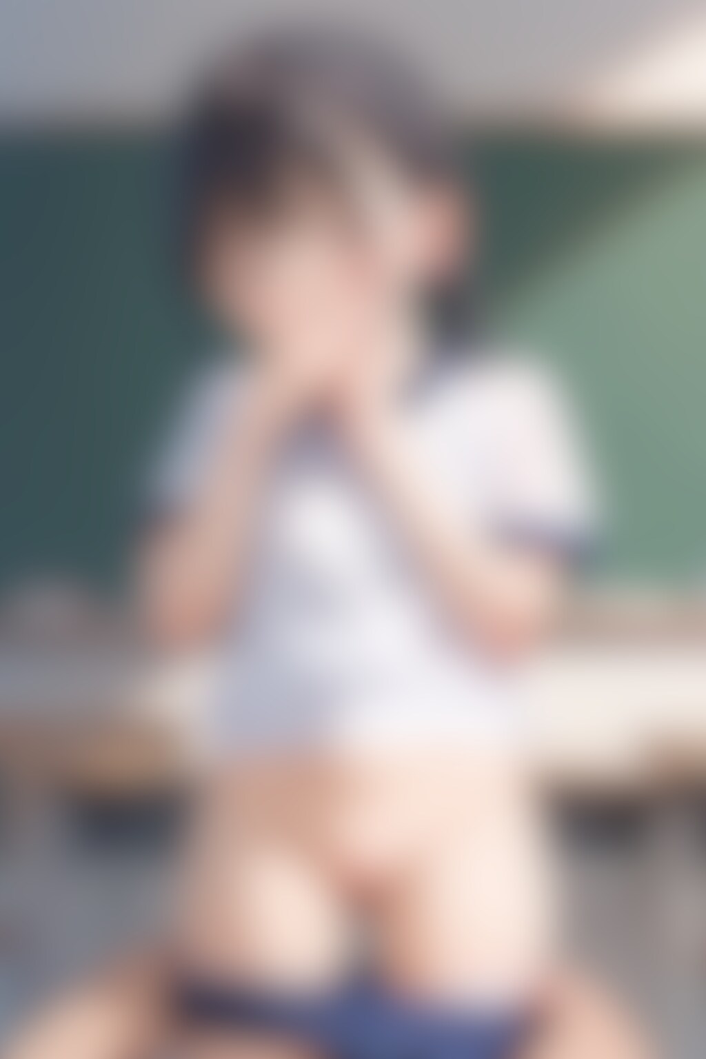 体操服〇リJ〇ちゃんたちがブルマを下ろされてしまう（１０枚）