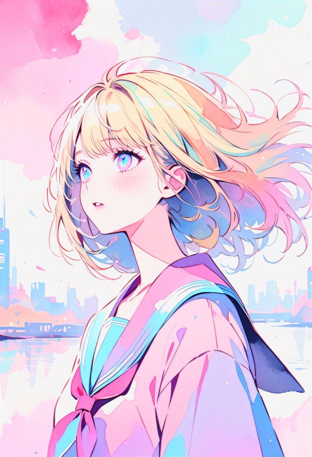 雨上がりのフラワーショップ、きみに届けるハッピーカラー 晴れ✨