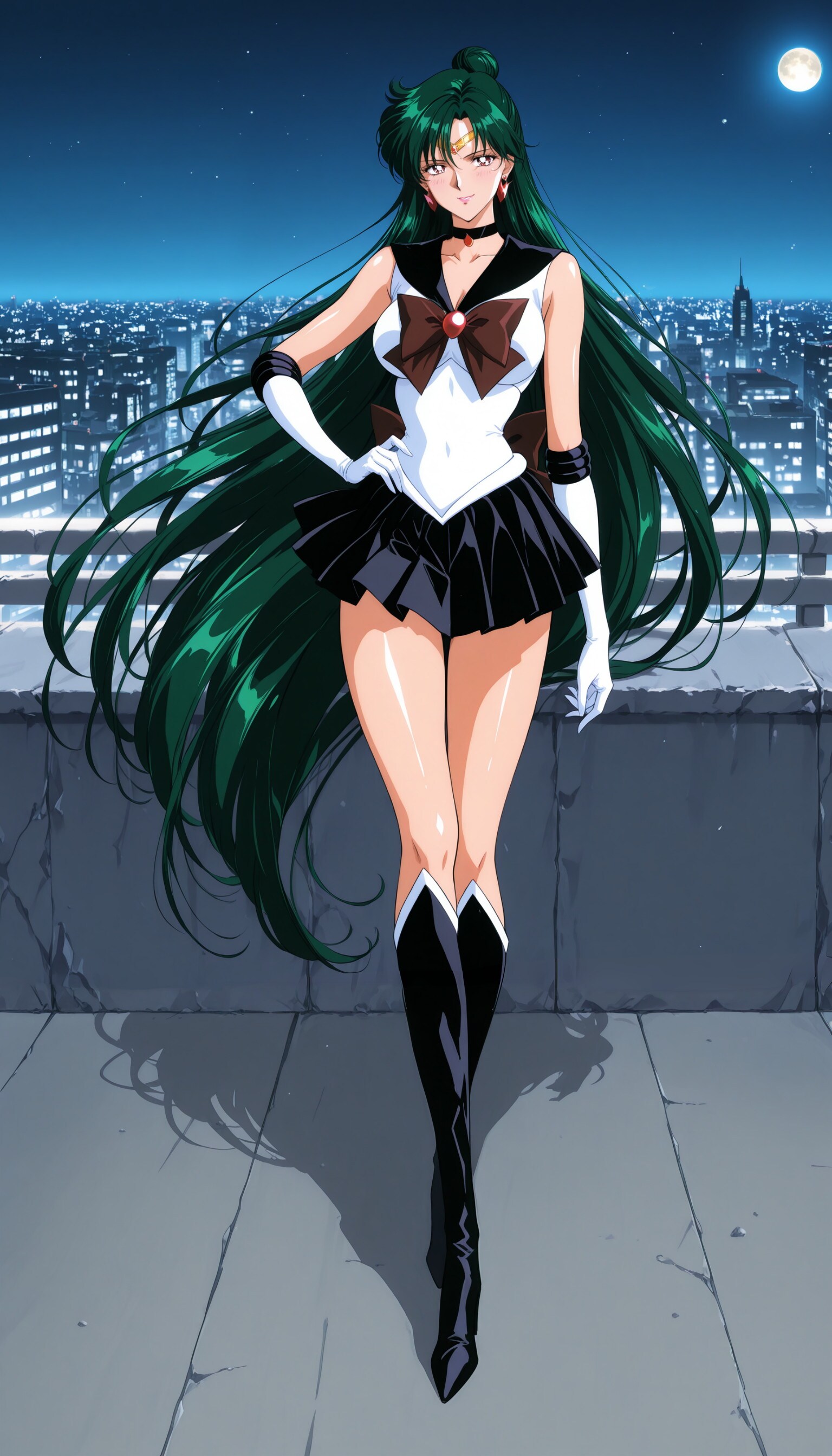 冥王せつなの全身ショット / Full-body shot of Setsuna Meiou