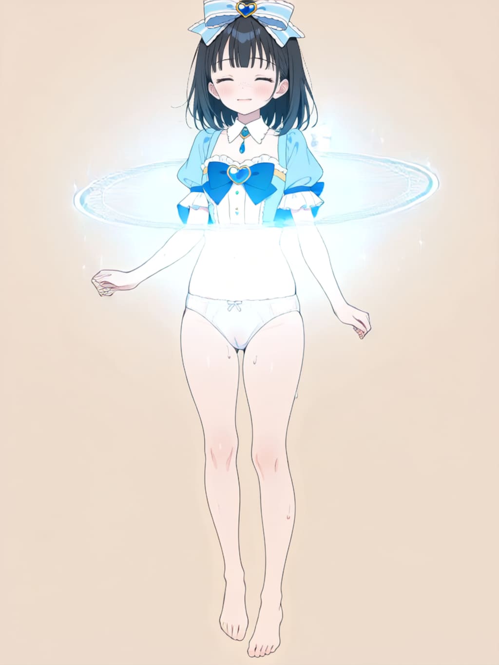 魔法少女 美湖ちゃん、変身解除！【R-15 パラパライラスト】