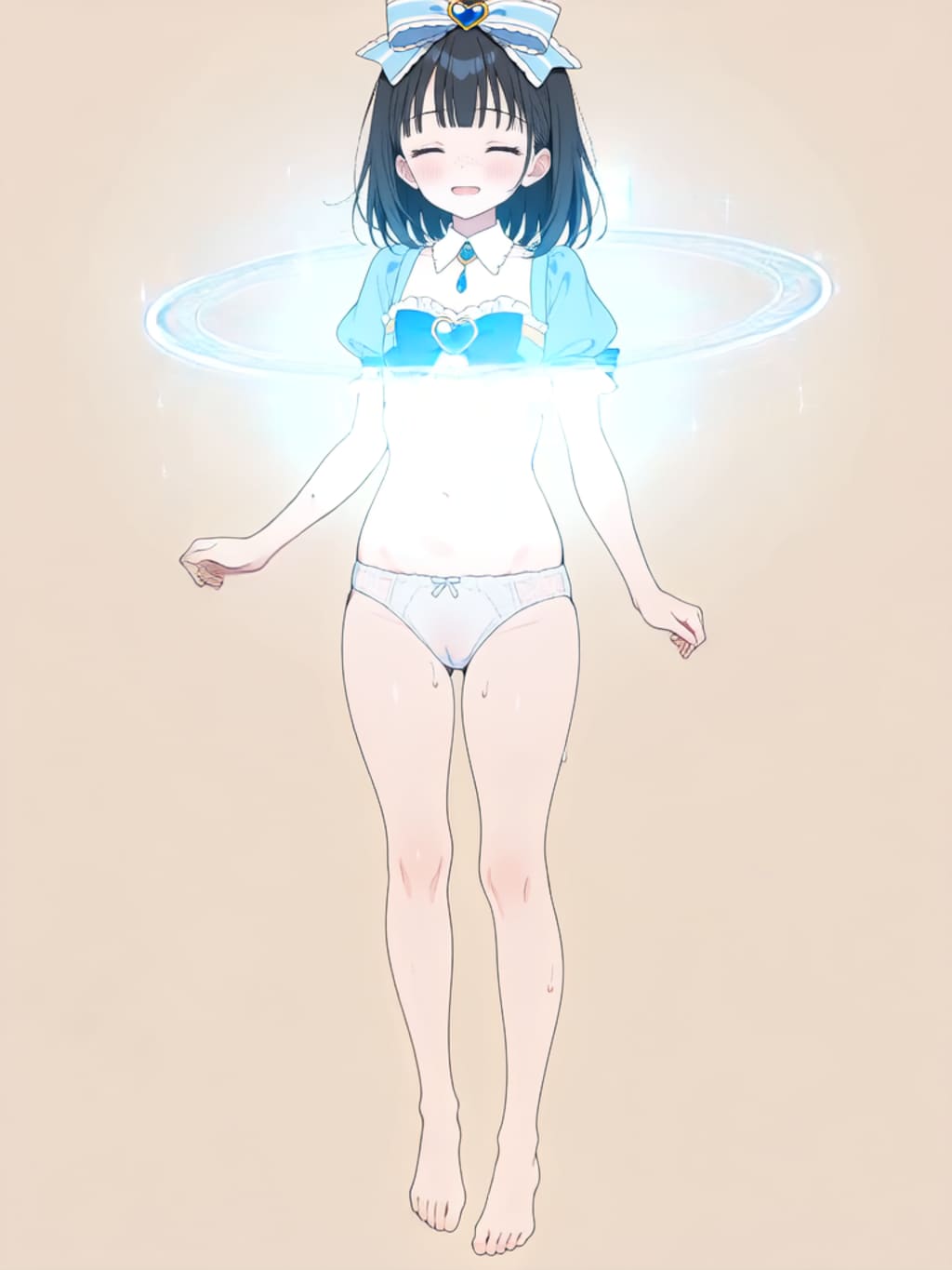 魔法少女 美湖ちゃん、変身解除！【R-15 パラパライラスト】