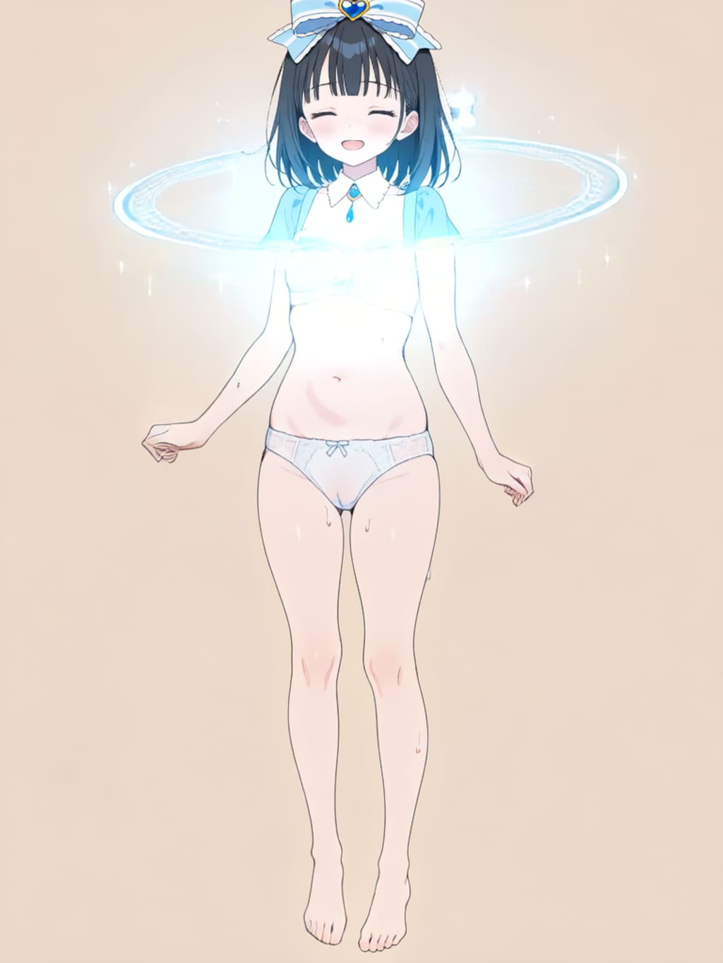 魔法少女 美湖ちゃん、変身解除！【R-15 パラパライラスト】