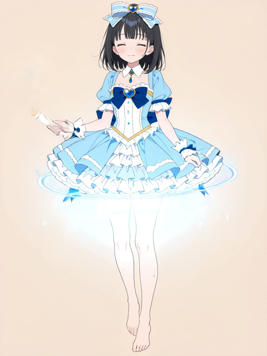 魔法少女 美湖ちゃん、変身解除！【R-15 パラパライラスト】