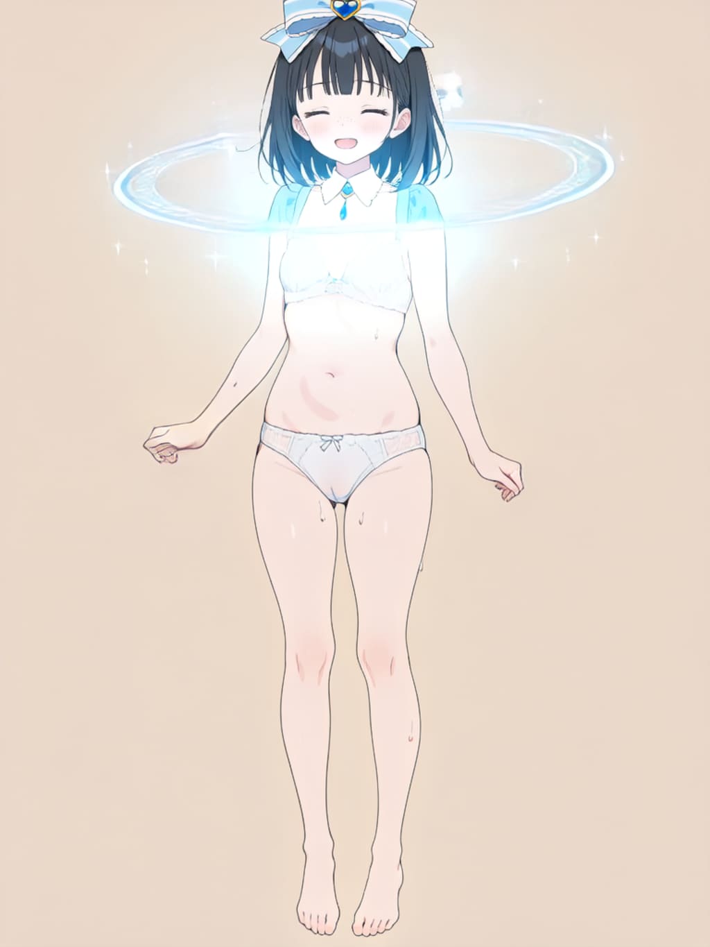 魔法少女 美湖ちゃん、変身解除！【R-15 パラパライラスト】