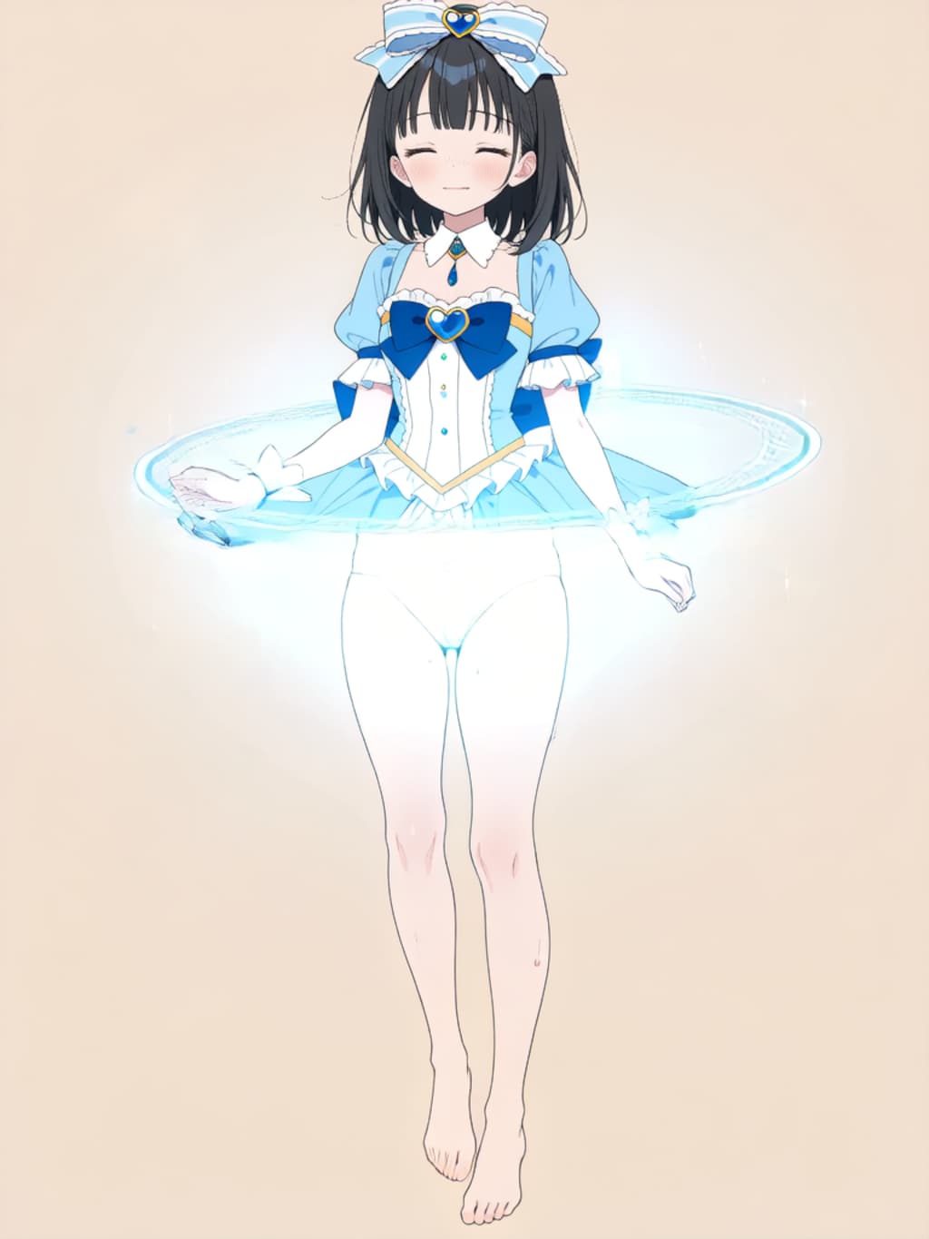 魔法少女 美湖ちゃん、変身解除！【R-15 パラパライラスト】