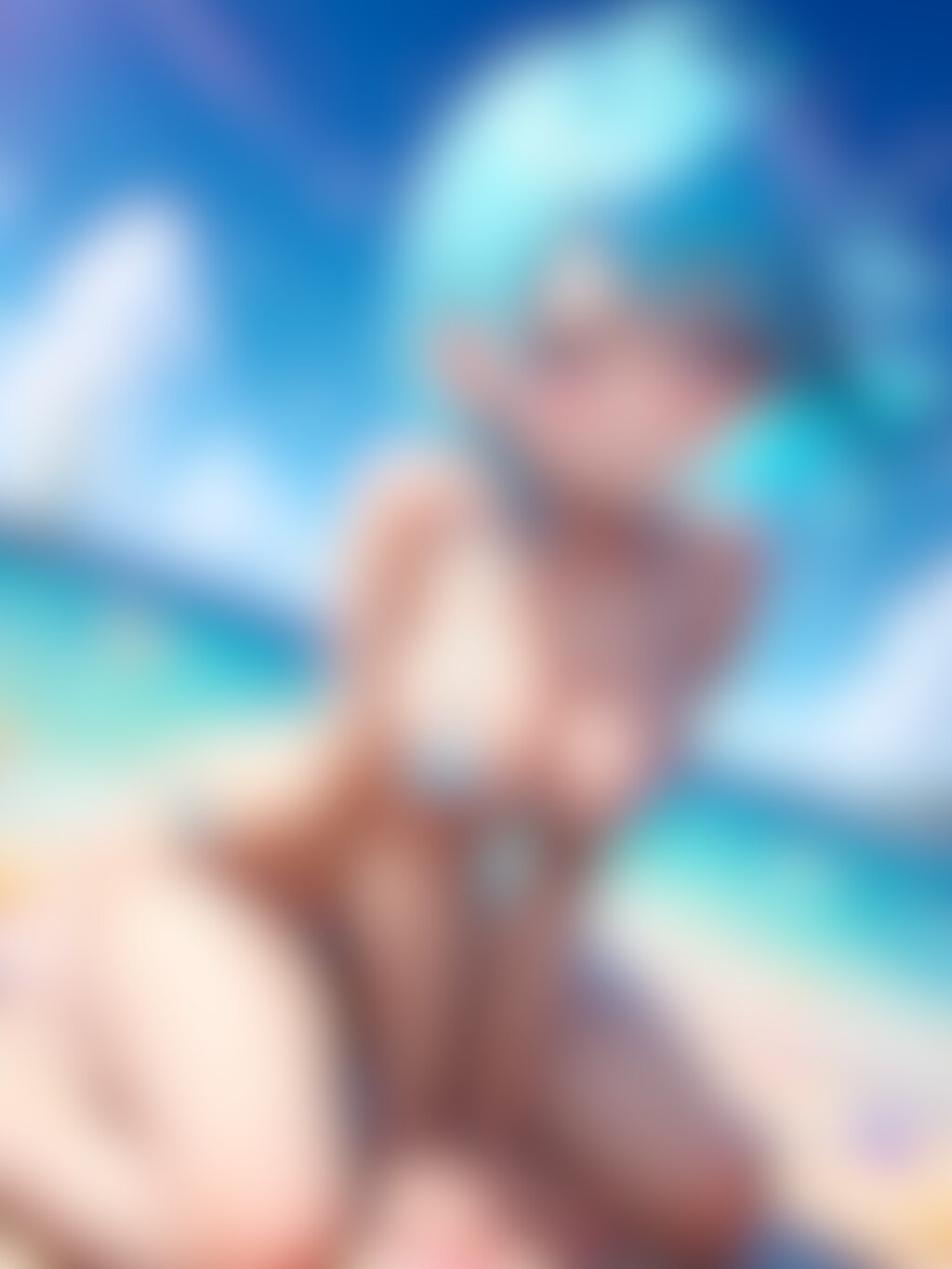 40枚❤️海辺でビキニ②❤️這いよるshot 40人40色 #13