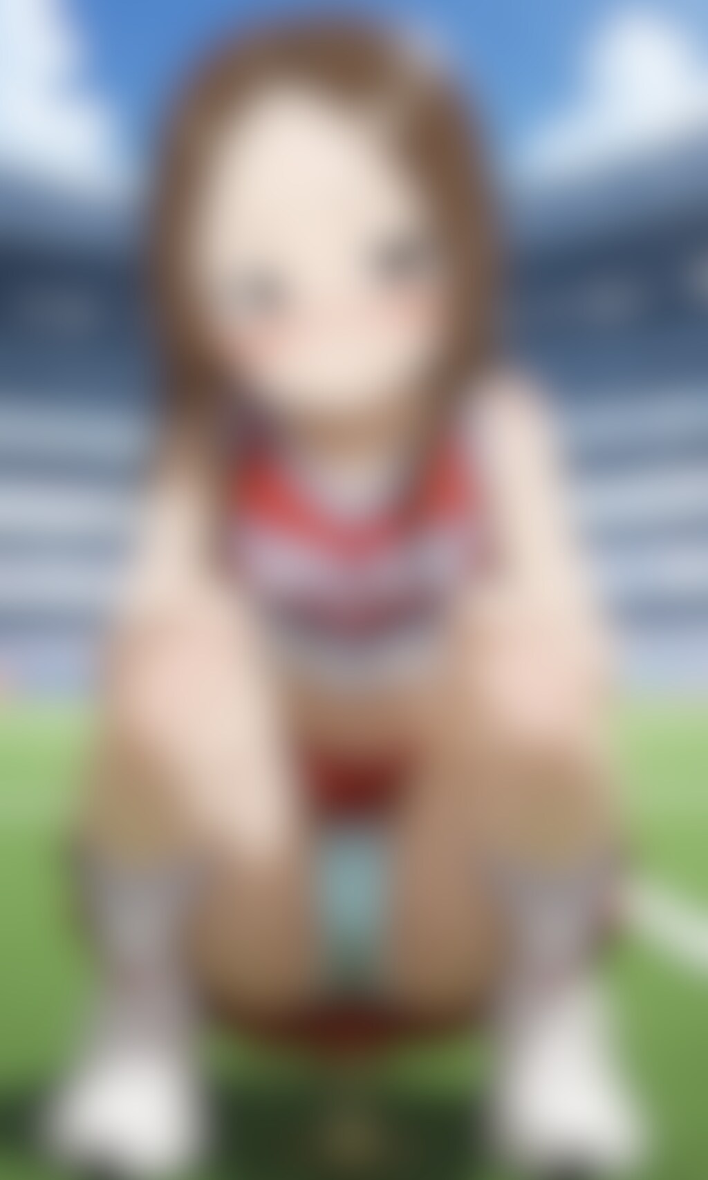 おしっこお漏らしチャレンジ【高〇さん】(チアガール)