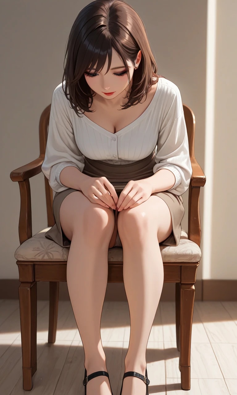 20枚:実験作、某GPTに自然でエロいパンチラのプロンプトを考えさせた結果がコレ